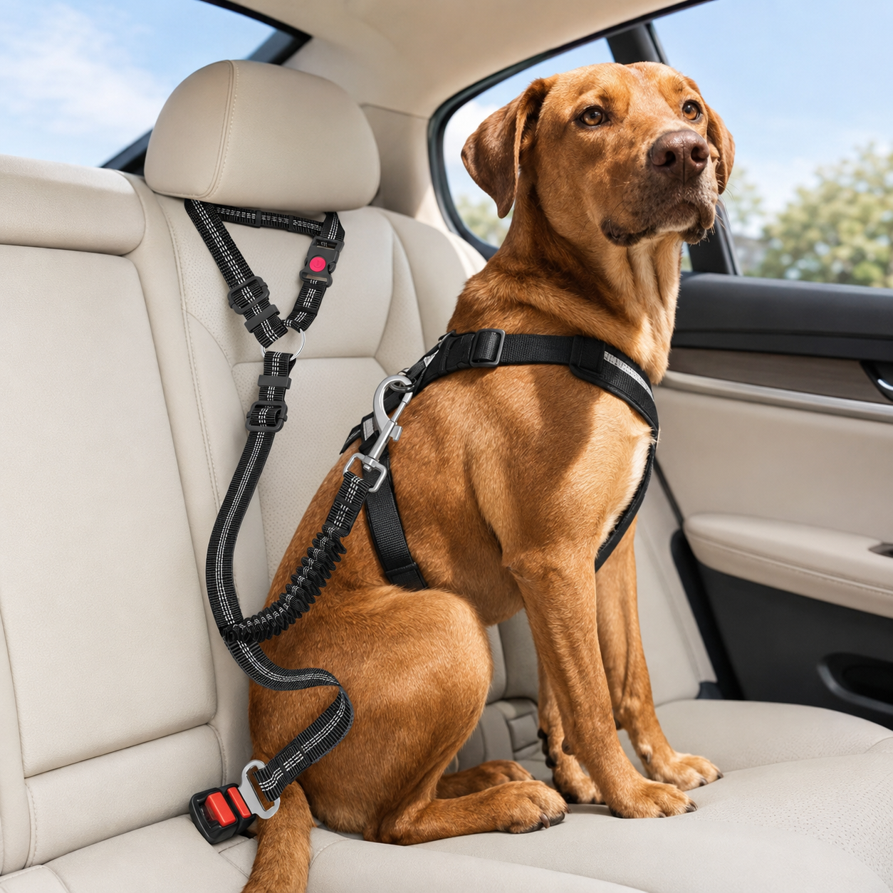 Hunde Anschnallgurt – sicherer Transport im Auto