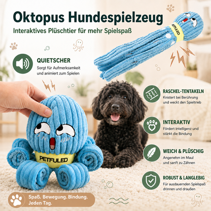 Hundespielzeug Oktopus – Spielspaß und langsameres Fressen in einem